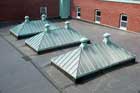 Hipped Style Skylights with Ventilators - click to enlarge