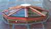 Bellevue House Mansion Newport, Rhode Island <br>                     Copper frame, insulated glass, ellipse design 