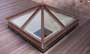 Pyramid -  Copper frame, insulated glass             