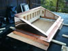 Copper clad curb for skylight hatch